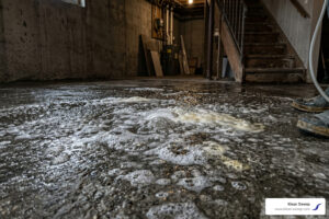 acid wash concrete basement floor