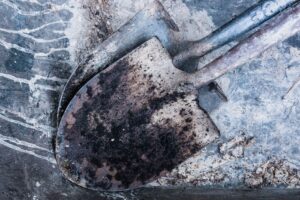 removing rust from concrete floor