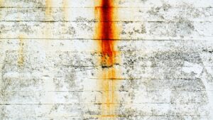 concrete rust stain cleaning